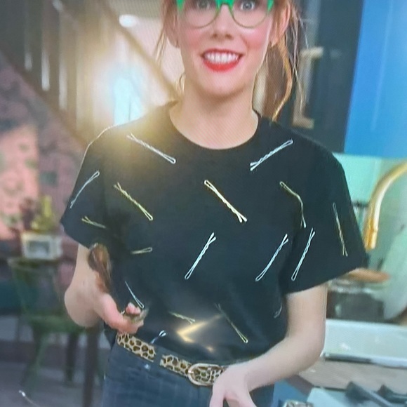 Michael Kors calf hair and gold brand new belt. - Picture 4 of 15